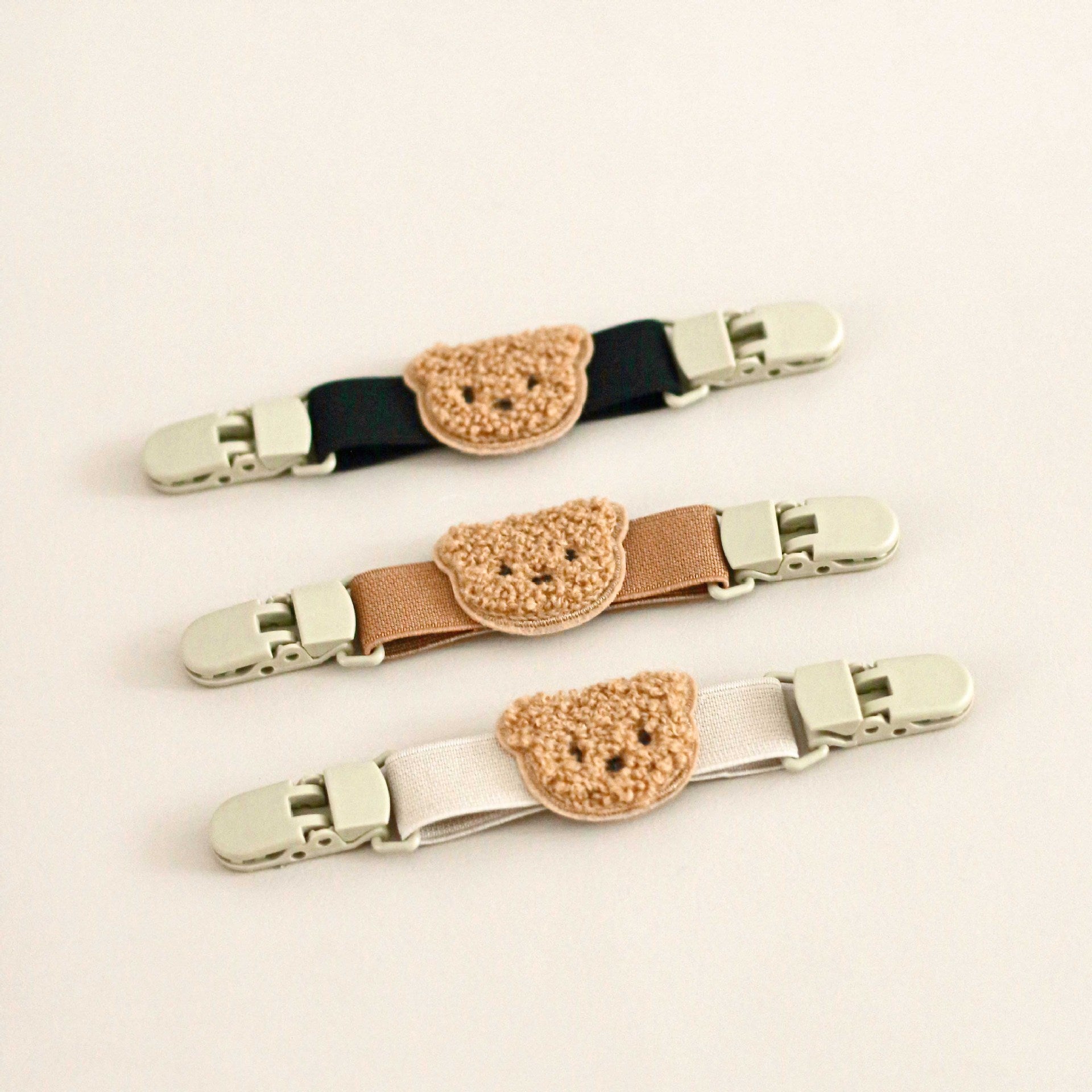 Clip Fermaspalline con Orsetto – Accessorio Regolabile Antiscivolo per Bambini