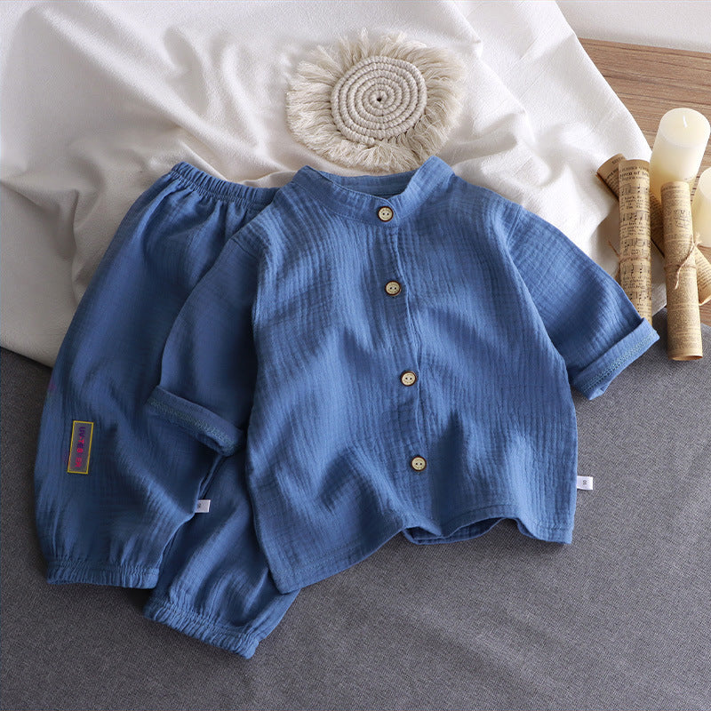 Set 2pz in Mussola di Cotone per Bambino
