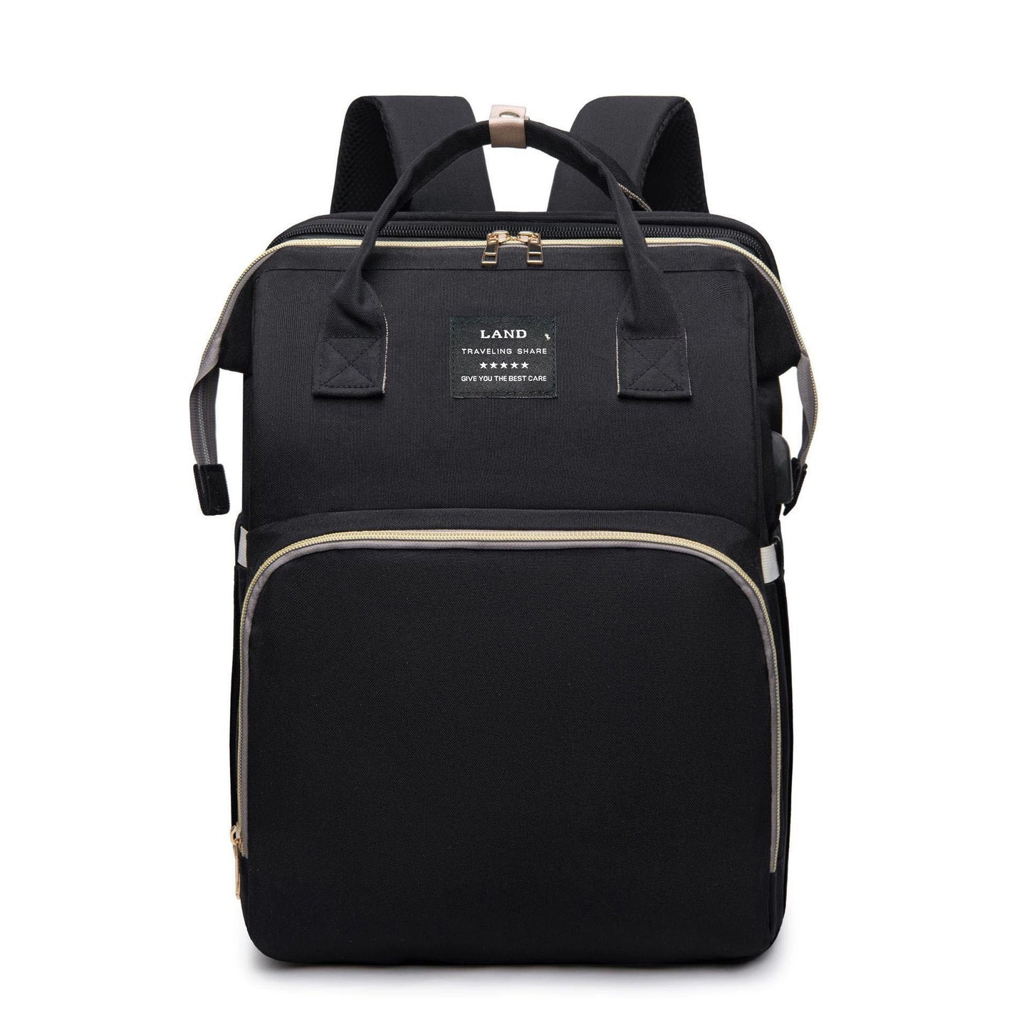 Zaino Fasciatoio Multifunzione con Lettino Portatile e Tasche Termiche