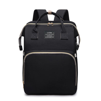 Zaino Fasciatoio Multifunzione con Lettino Portatile e Tasche Termiche