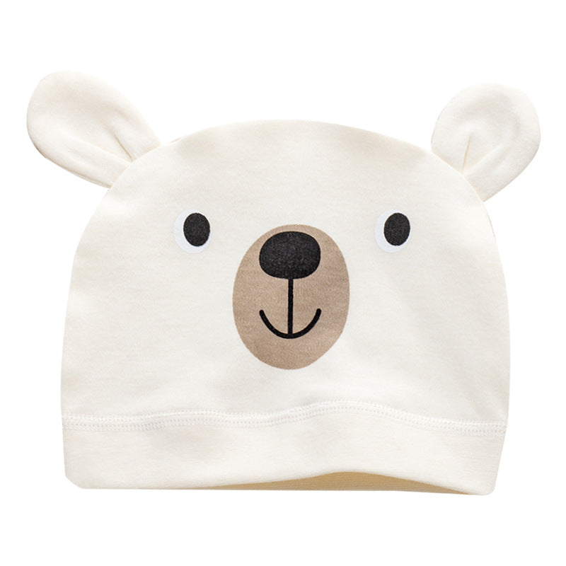 Cappellino Estivo Neutro neonato/a Bimbo/ Bimba  con orecchie – Orsetto sorridente