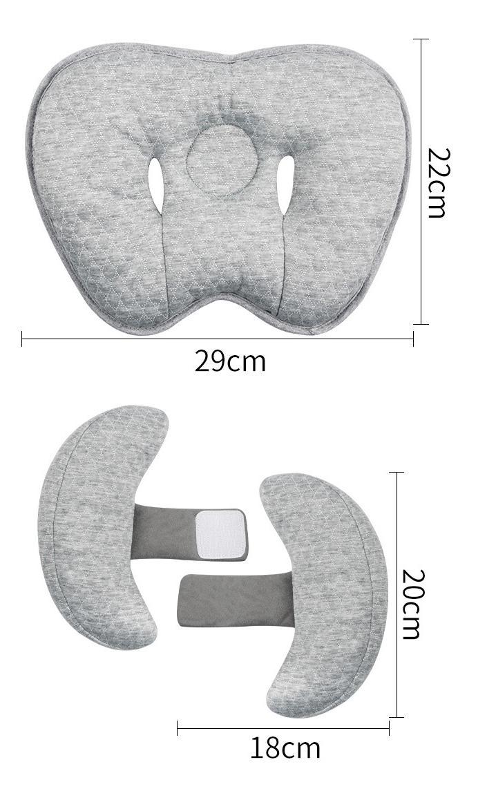 Cuscino Antiplagiocefalia Neonato  – Supporto Testa e Collo Ergonomico 0M+