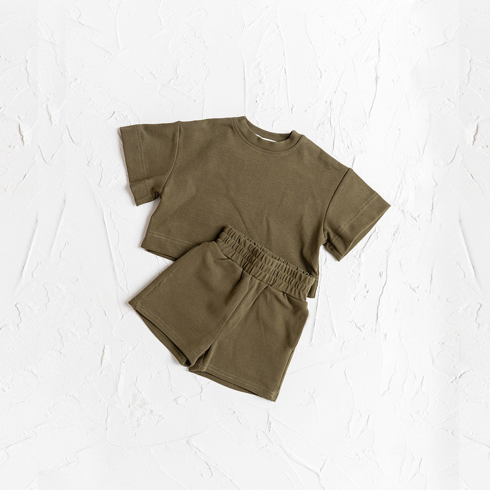 Completo Estivo Bambino in Cotone – T-shirt e Shorts