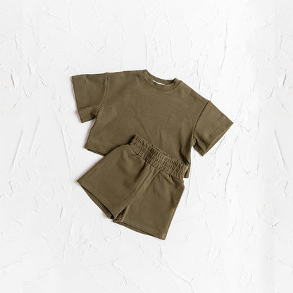 Completo Estivo Bambino in Cotone – T-shirt e Shorts