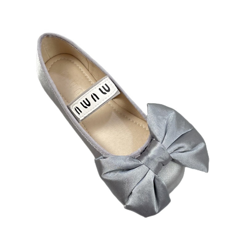 Ballerine Bambina con Fiocco in Raso