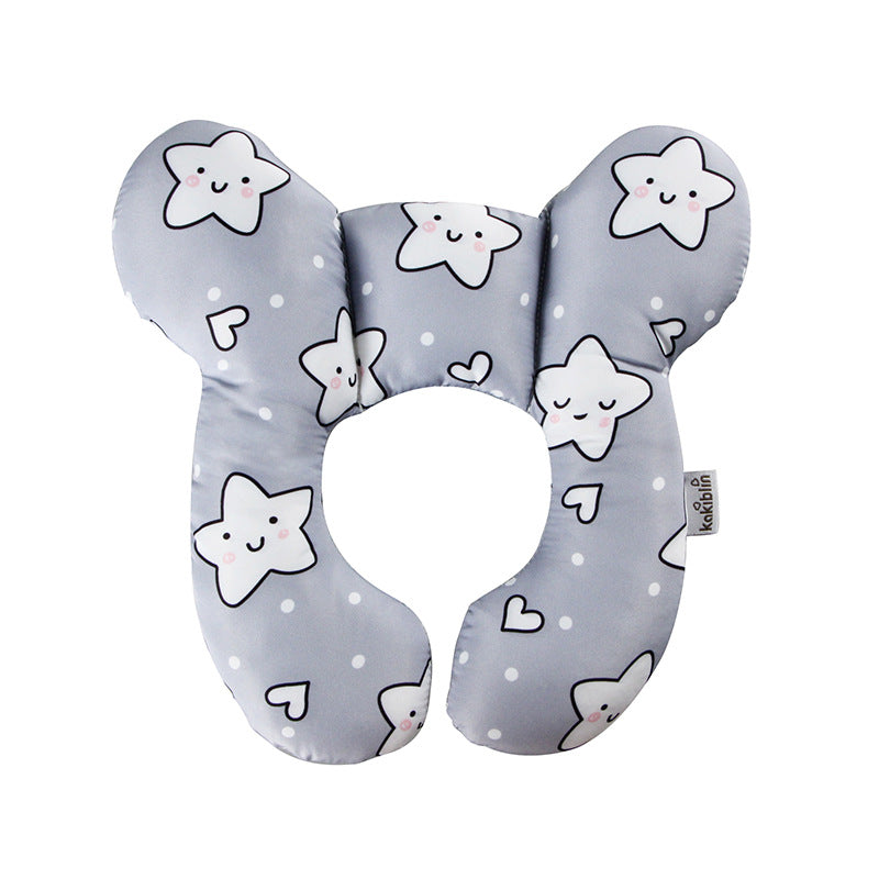Cuscino Antiplagiocefalia Neonato Stelline   – Supporto Testa e Collo