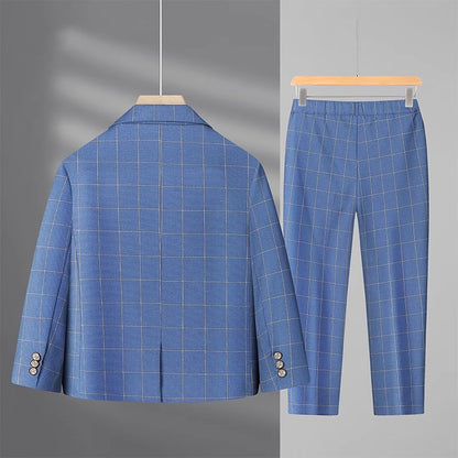 Completo Elegante Bambino 3 Pezzi  Giacca, Pantalone e T-shirt basic