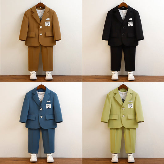 Completo Bambino 3 Pezzi  Giacca, Pantalone e T-Shirt basic
