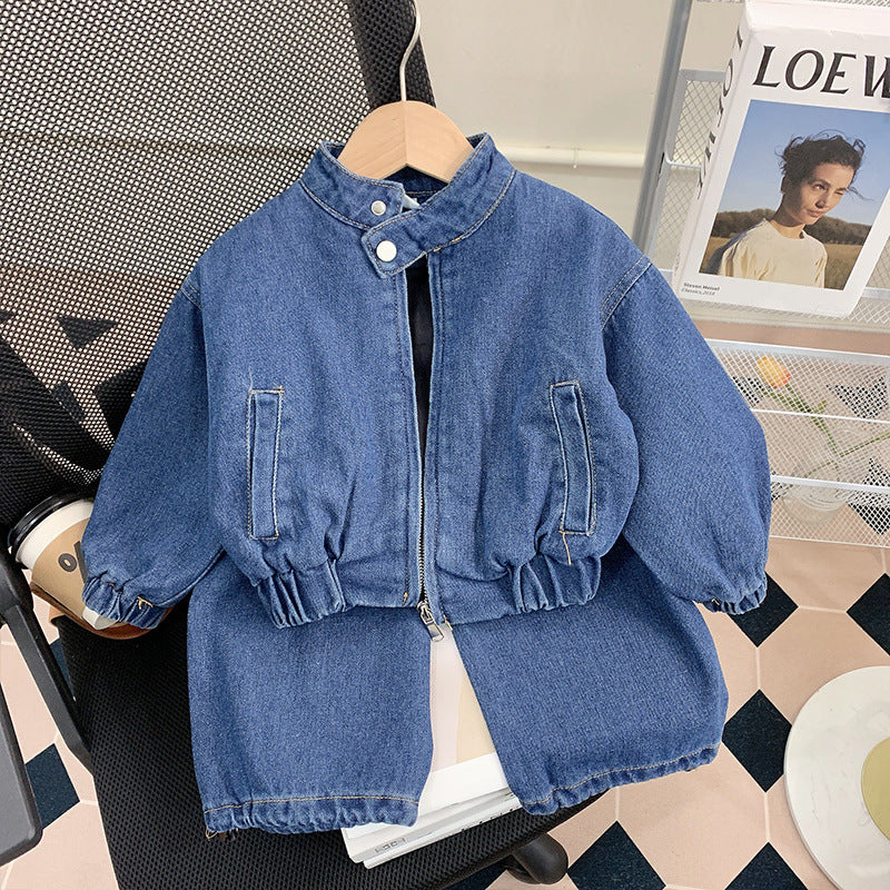 Set 2pz bimbo in denim