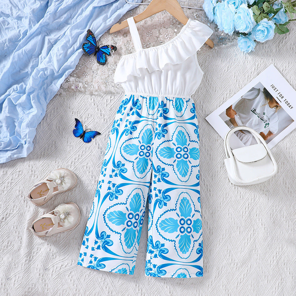 Tuta Estiva Bimba Monospalla – "Fiesta Summer"