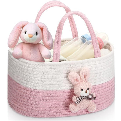 Cestino portaoggetti neonato con peluche