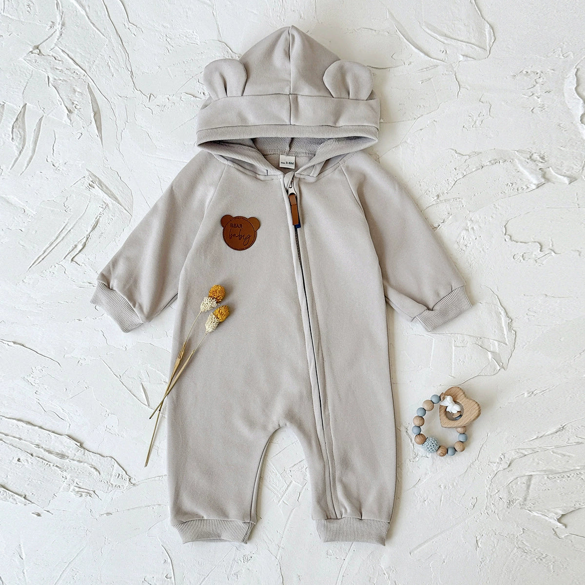 Tutina Neutra orsetto con cappuccio – Autunno/Inverno