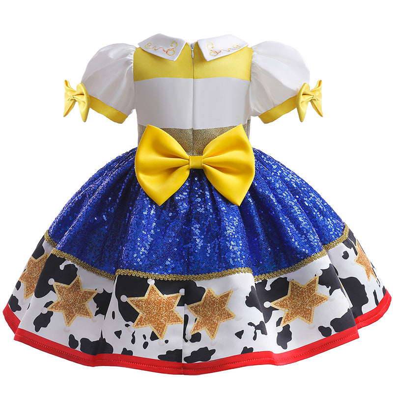 Costume da Cowgirl per Bambine - Stile Jessie toy story