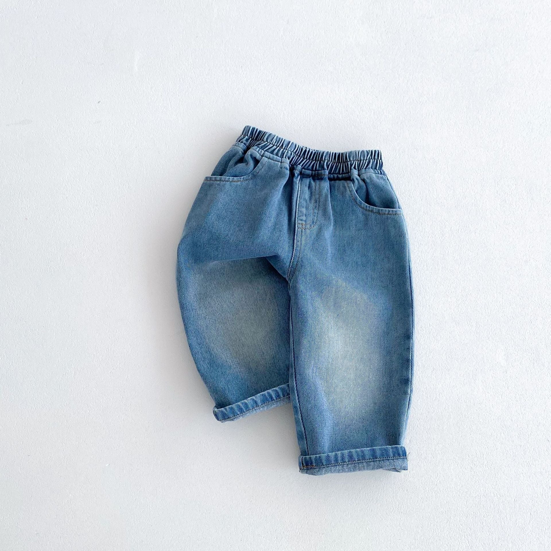 Jeans Morbidi con Vita Elasticizzata