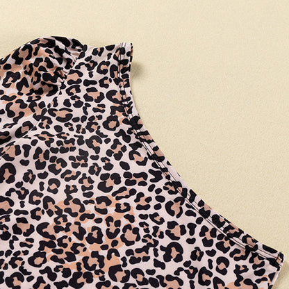 Set Bambina Glamour: Top Animalier e Pantaloni a Zampa