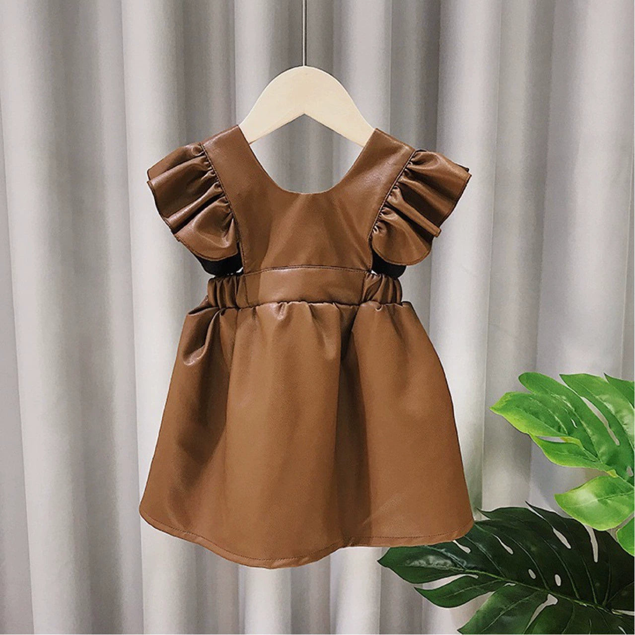 Abitino ecopelle volant – Nero / Caramello Autunno/ Inverno