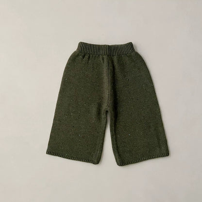 Completo Bimba Maglia + Pantaloni in Lana – Maniche Trecce