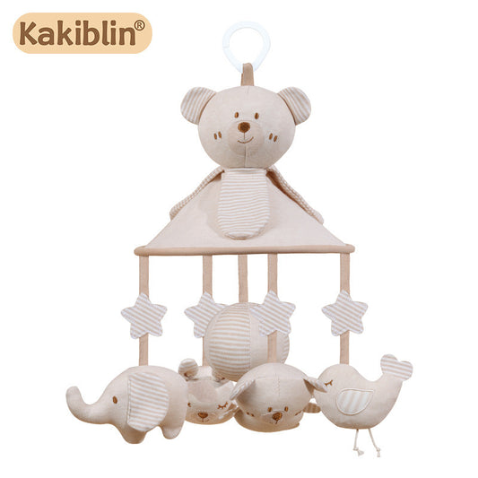 Carillon Mobile Neonato in Cotone Organico – Giostrina Culla Orsetto