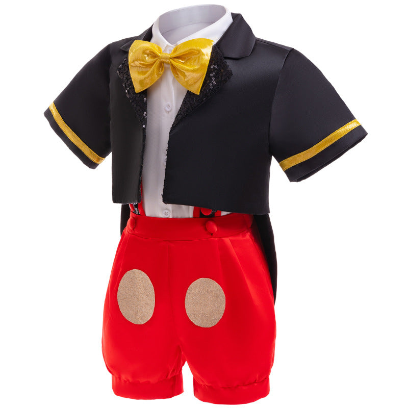 Costume Mickey Mouse completo di orecchiette