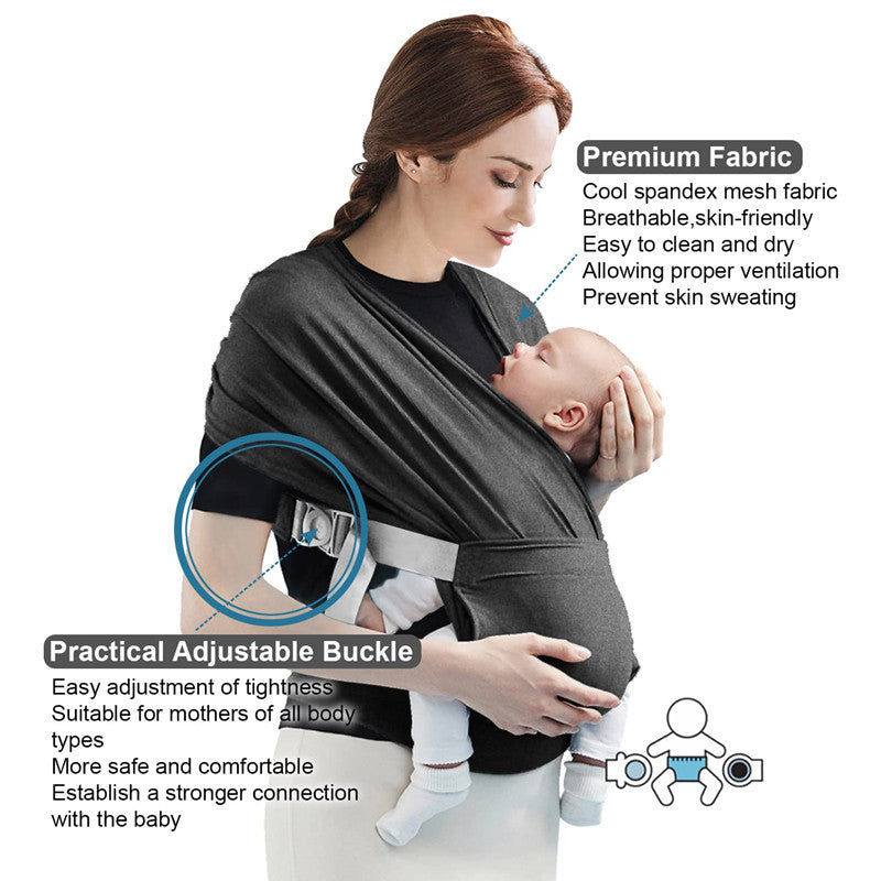 Marsupio porta bebè ergonomico con supporto schiena – 0/36 mesi (3 colori)