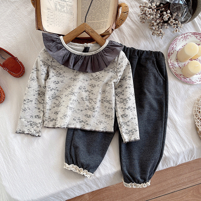 Completo Bimba "Dolce Charme" con Colletto Volant Estivo