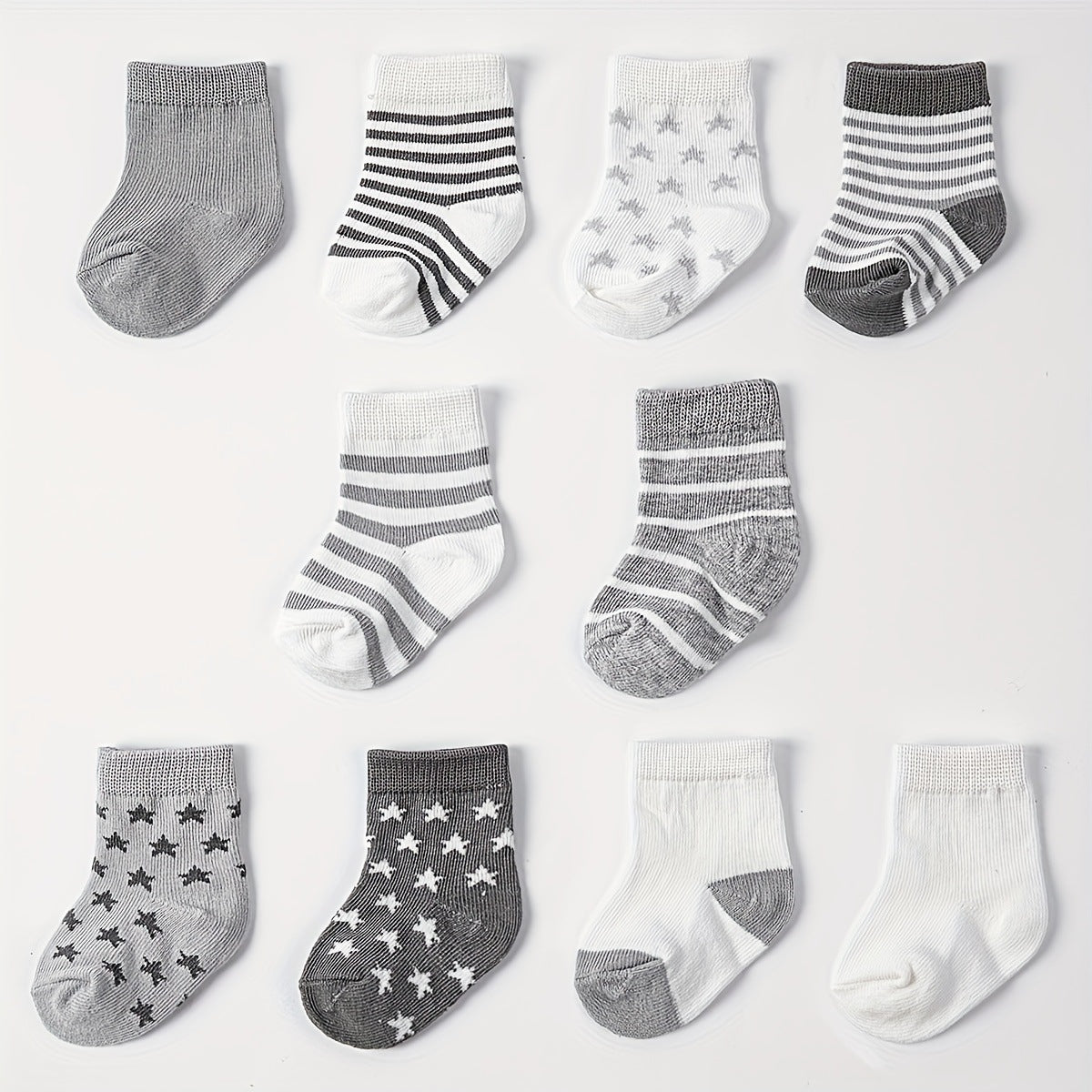 Set 10 Paia di Calzini Neutri