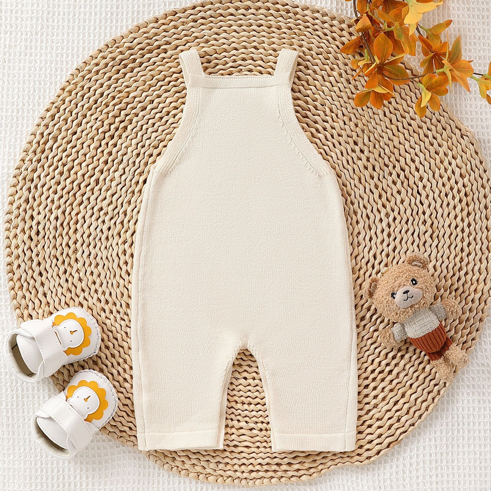 Salopette in maglia "ONE" neutra