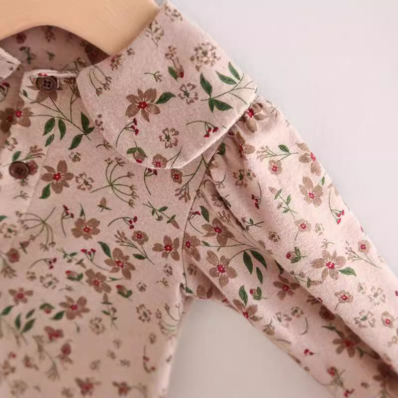 Completo Estivo Bimba Stile Vintage – "Autumn Garden"