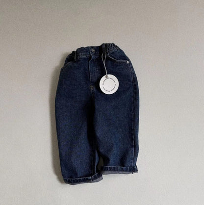 Pantaloni Jeans Bambino con Elastico in Vita – Vari Colori