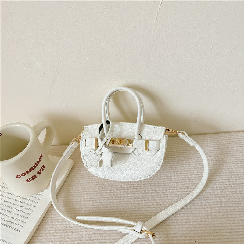 Mini Borse Colorate con Dettagli Dorati