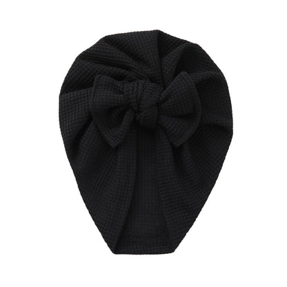 Turbante Neonata in Maglia con Fiocco – Vari Colori