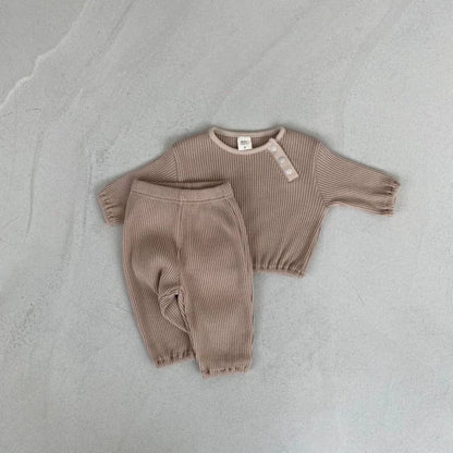 Completo Bimba/Bimbo "Teddy & Flower" – Felpa e Pantaloni con Stampa Orsetti e Margherite (Copia)