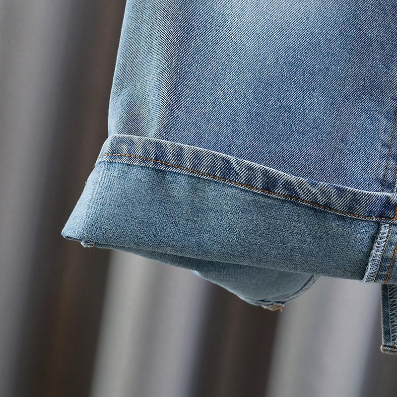 Gonna in Jeans Bambina con Tasche Stile Casual e Comodo