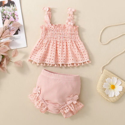 Completo Estivo Neonata - Top e Bloomers in Stile  🌸👶