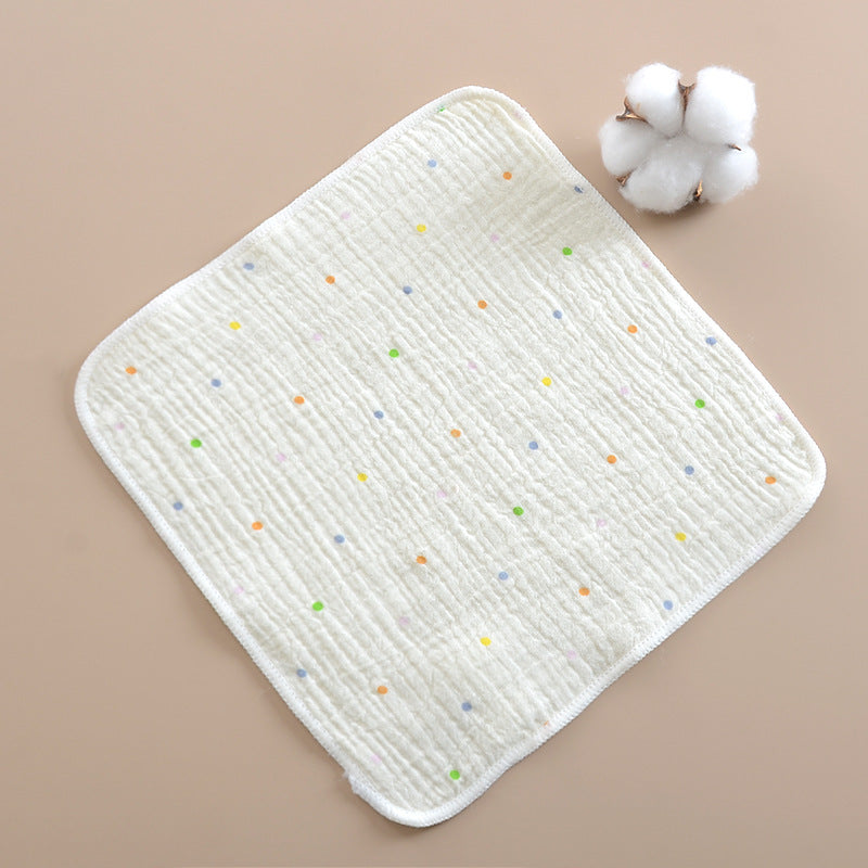 6 Mussoline in puro cotone – Pois Colorati