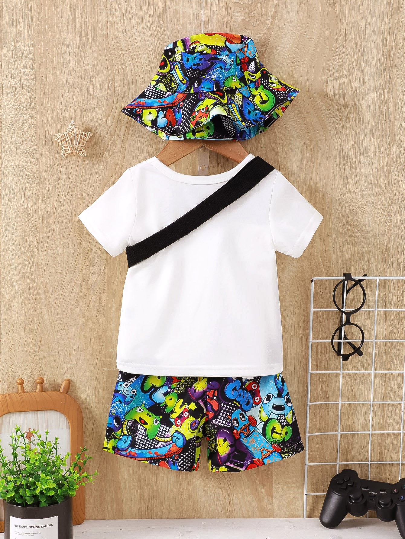 Set Estivo Bambino Street Style   4 Pezzi