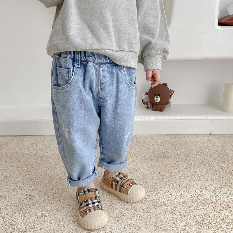 Jeans Casual per Bambini con Design Simpatico