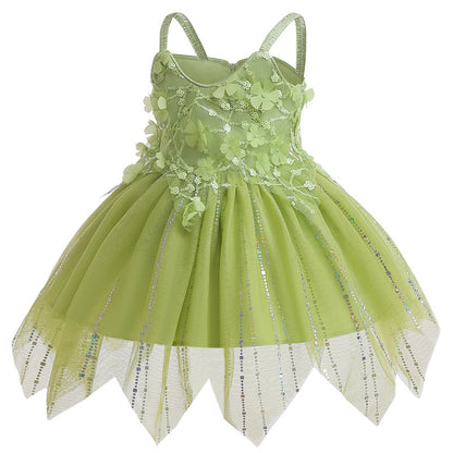 Costume da Trilli Fata Verde per Bambine