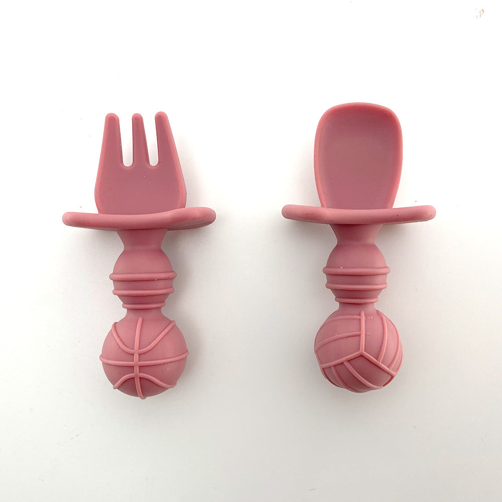 Set Posate in Silicone per Bambini 6m+