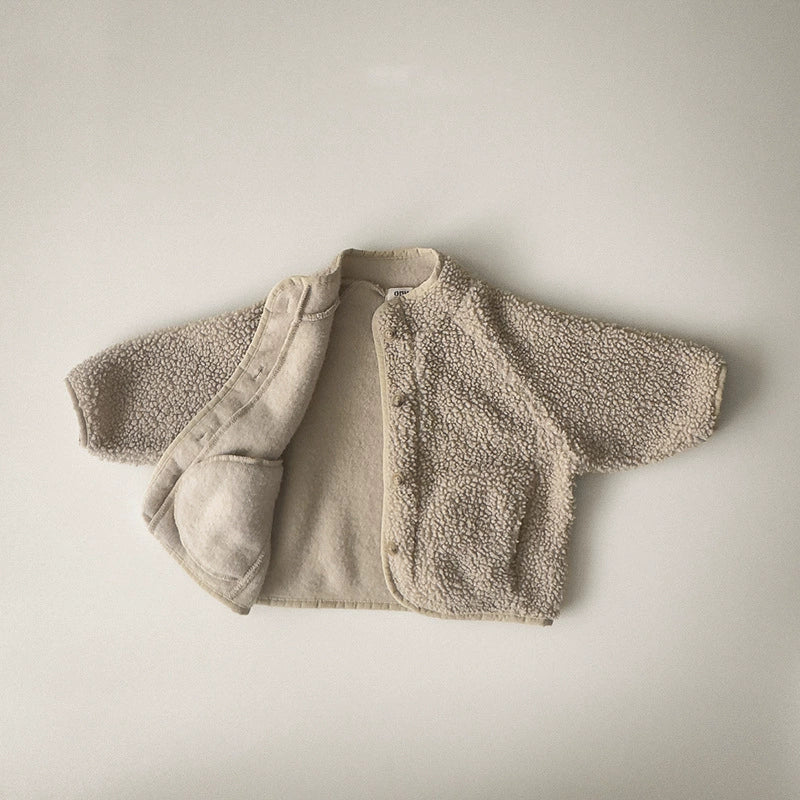 Giacca Neutra teddy morbida – Autunno/Inverno