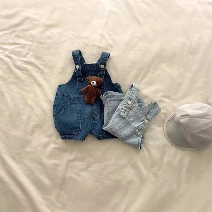 Salopette in Denim per Bambino - Stile Casual Estivo