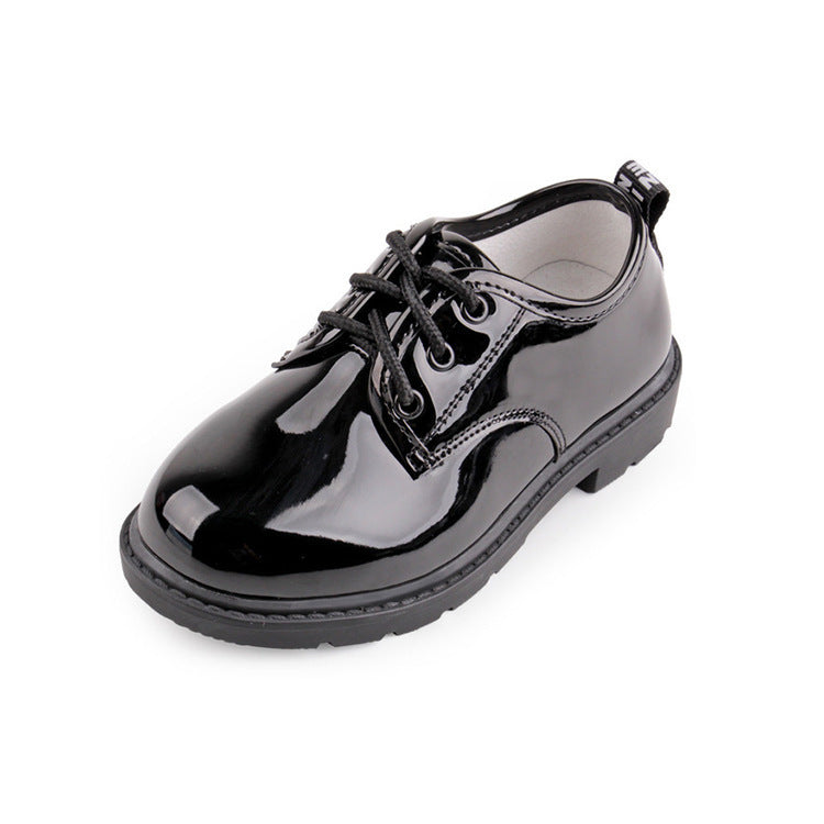 Scarpe Stringate Verniciate per Bambino