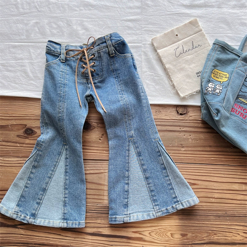 Jeans a zampa con lacci – Autunno/Inverno