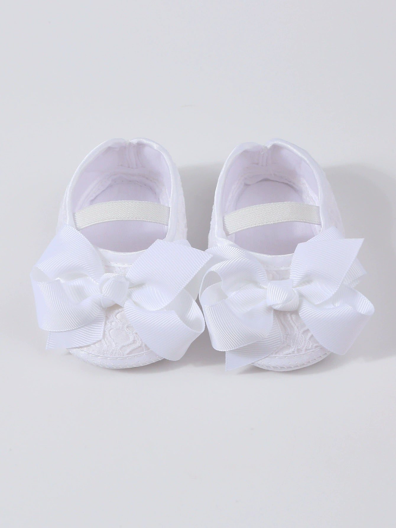 Scarpine Neonata Suola morbida Eleganti con Fiocco – Scarpe Antiscivolo per Battesimo e Cerimonie