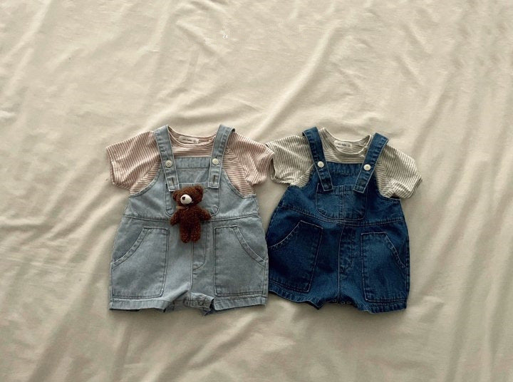 Salopette in Denim per Bambino - Stile Casual Estivo