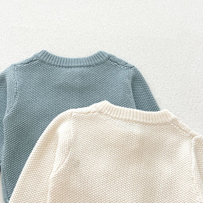 Coordinato Neonato Maglia e Culotte con Cardigan  Modello Classico
