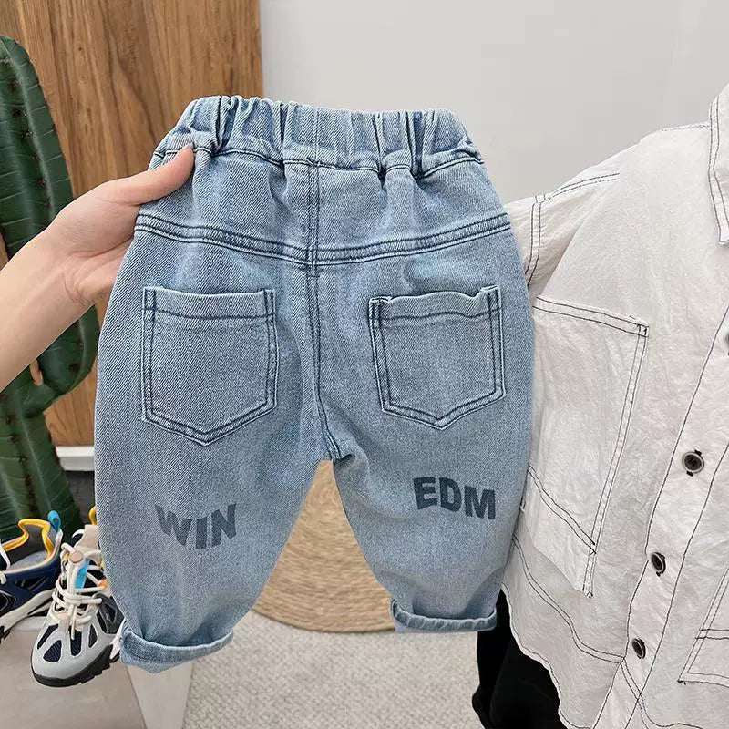 Jeans Bimbo “WIN EDM” in Cotone Elasticizzato – Modello Casual