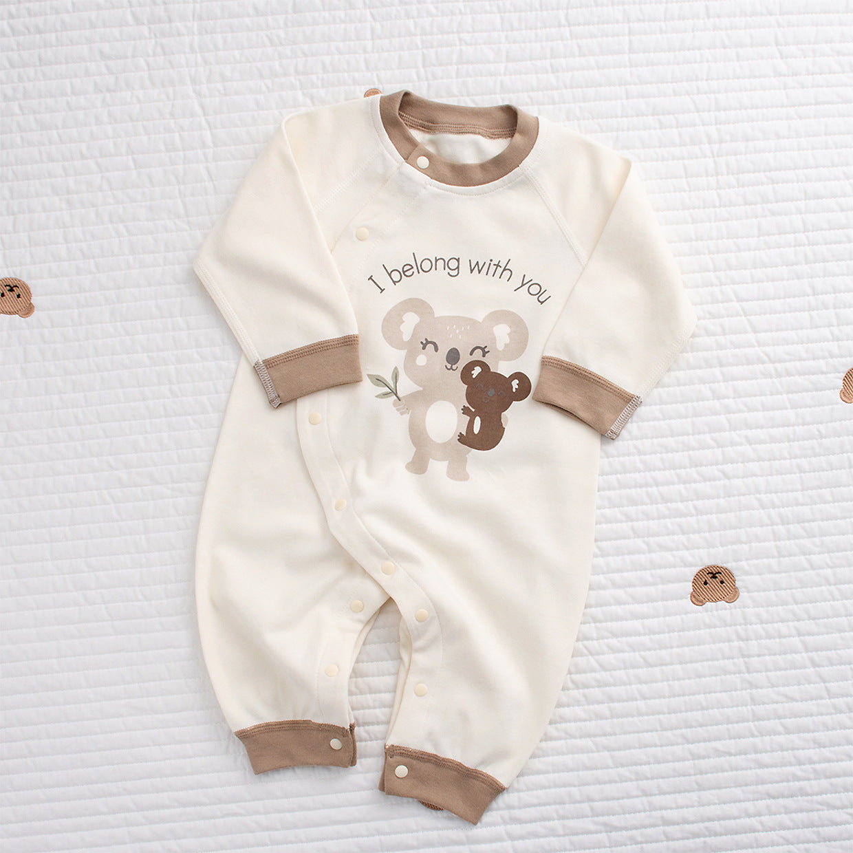 Tutina Neonata/ Bimba  in Cotone “I Belong With You” – Koala