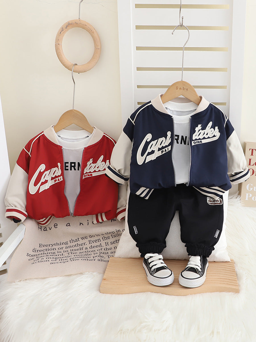 Completo Sportivo per Bambino  Giacca College, T-Shirt e Pantaloni