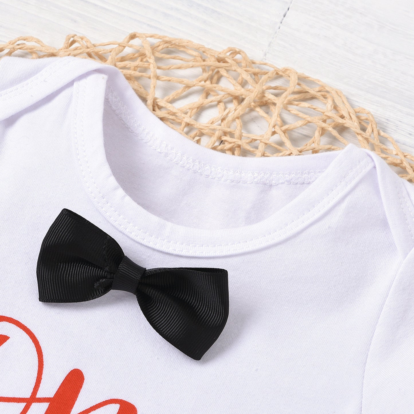 Completo Primo Compleanno Bambino con Body, Jeans e Bretelle